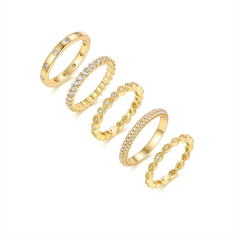 Aureline Collection - Luster Ring Set
