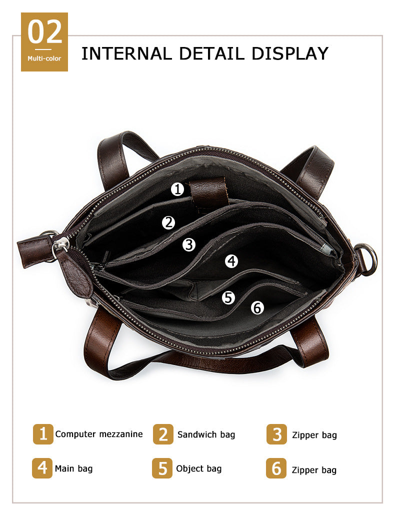 Coriumpera® Genuine leather shoulder bag
