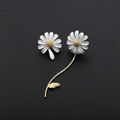 Coriumpera® Daisy Bloom Harmony Set - Earrings, Necklace, Female Clavicle Chain