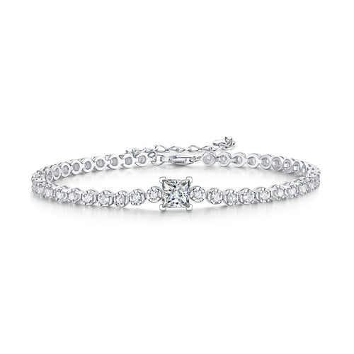 Celestia Cube Moissanite Bracelet