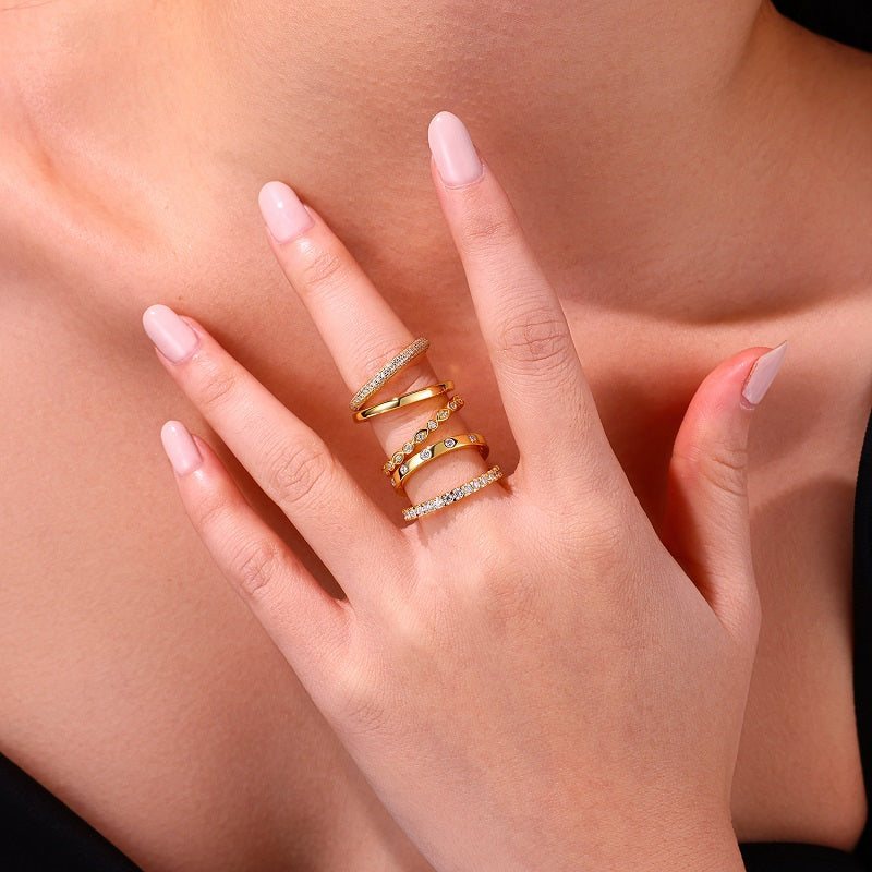 Aureline Collection - Radiance Ring Set