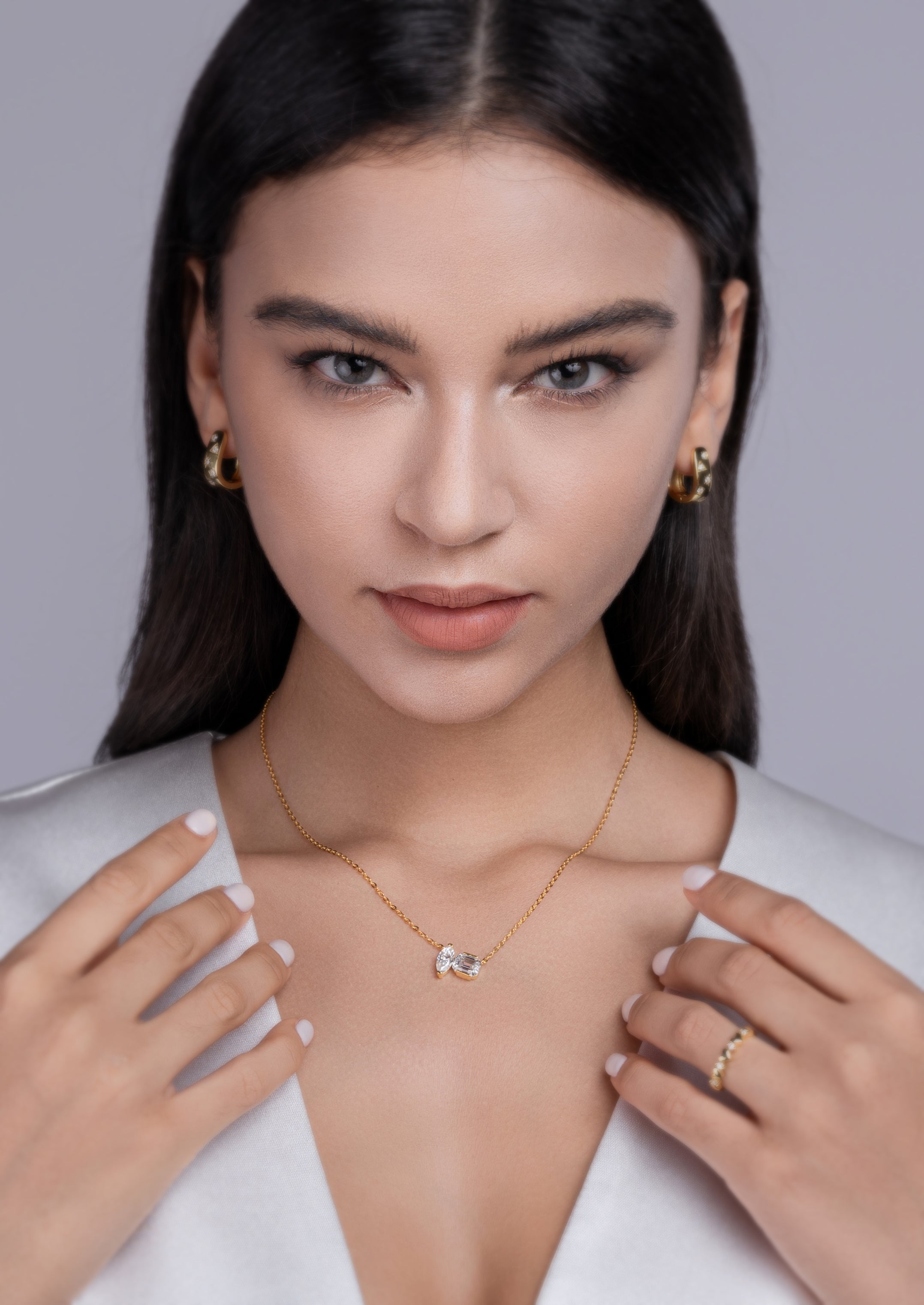 Luna Moissanite Pendant