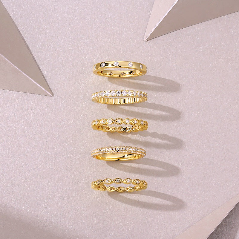 Aureline Collection - Luster Ring Set