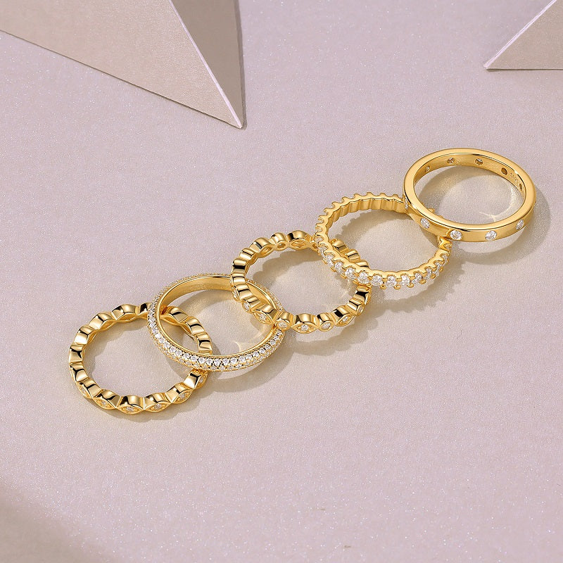 Aureline Collection - Luster Ring Set