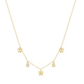 Fashion Jewelry Necklace 925 Sterling Silver butterfly Pendant Necklace Round Diamond by the Yard Gold Plated Necklace Women