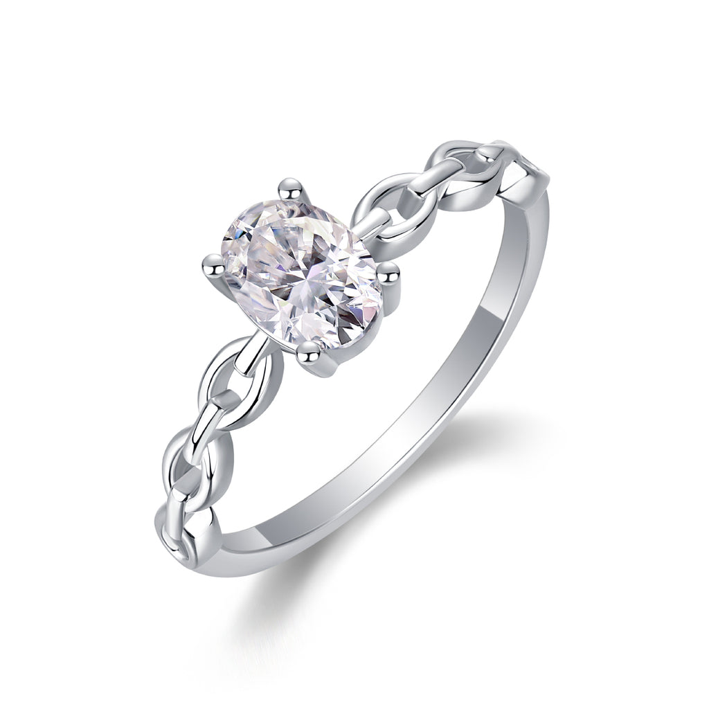 Vinregem Spark Oval Ring