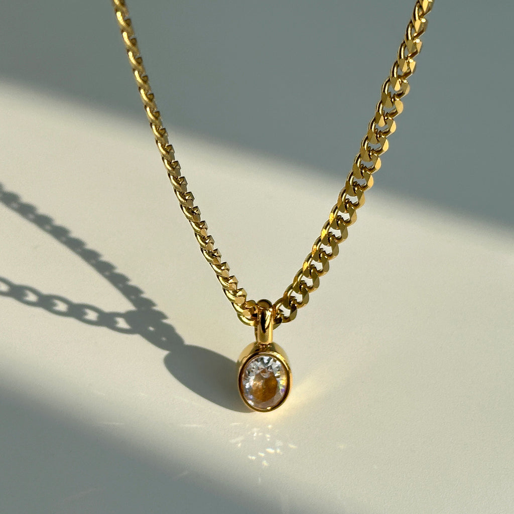Stella Cuban 18k Gold Plated Necklace