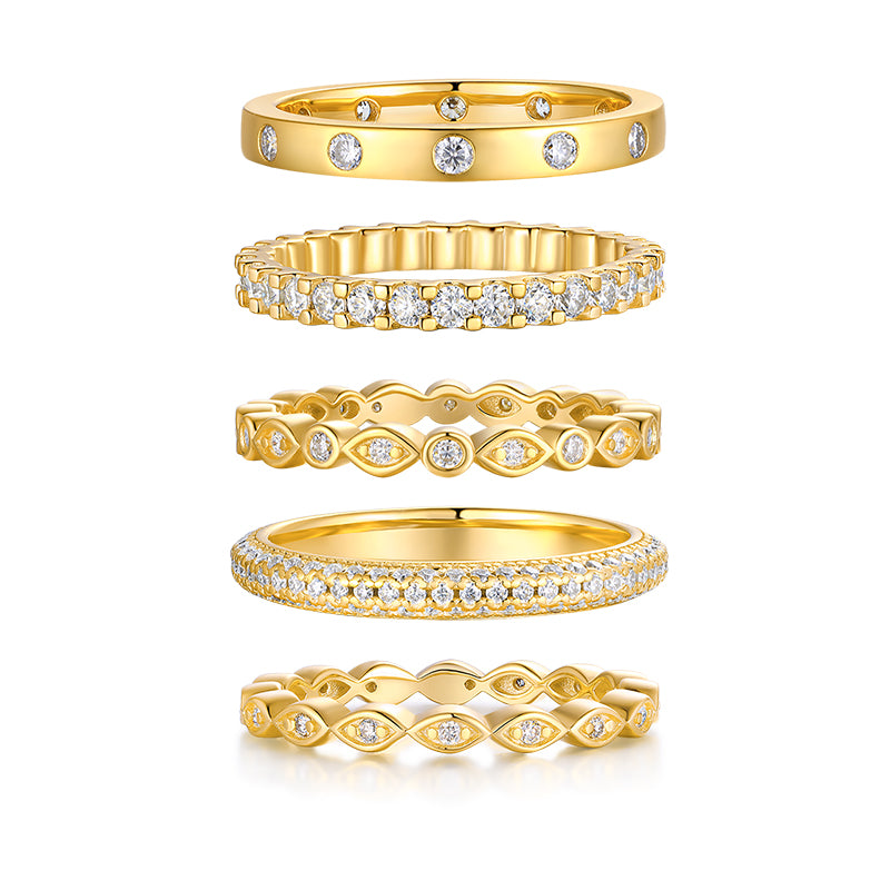 Aureline Collection - Luster Ring Set