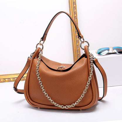 Coriumpera® Women Chain Leather Tote Bag