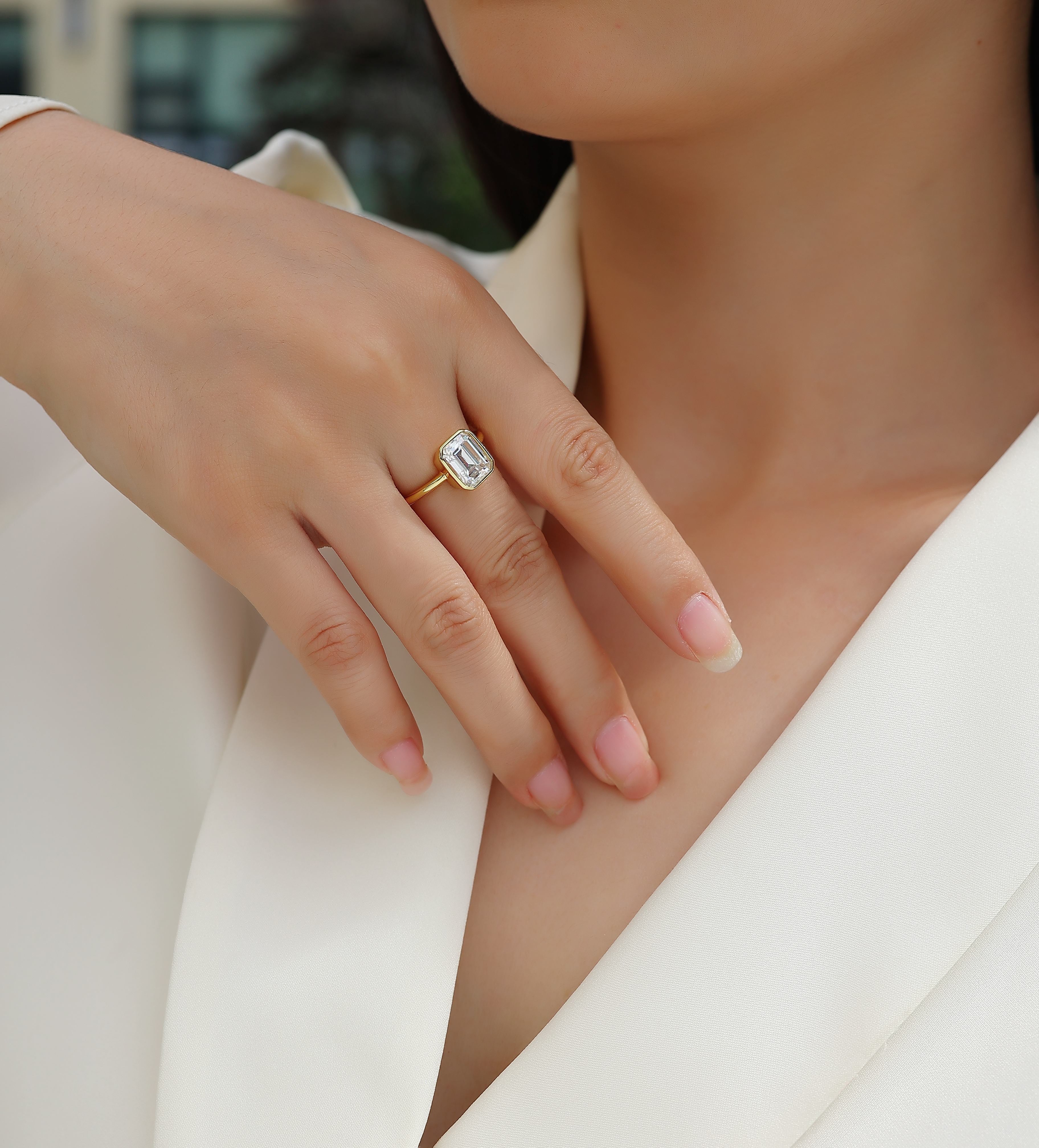 Zenith Moissanite Ring