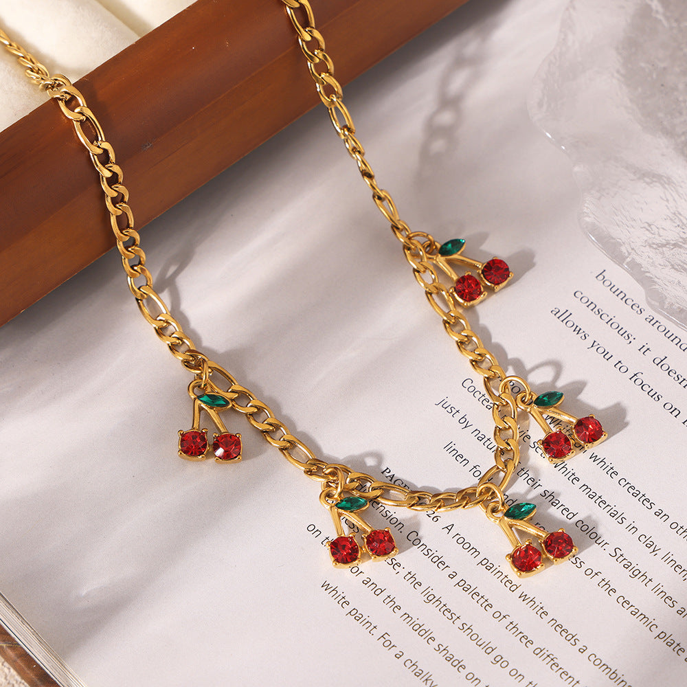 Amara Necklace & Bracelet 18k Gold Plated