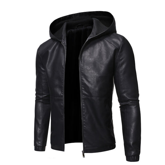 Coriumpera® FlexBlend Black Hooded Jacket Your Trendy Urban Armor