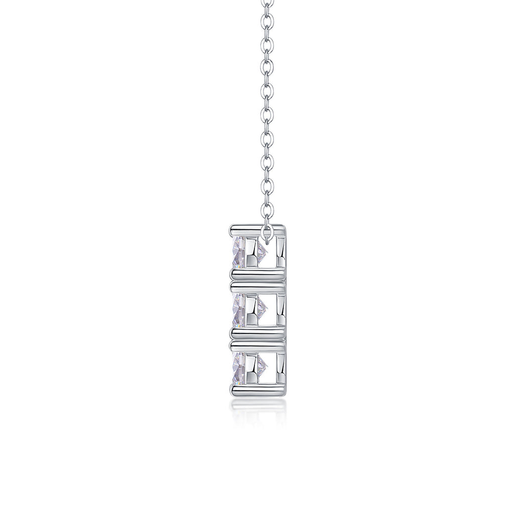 Luna Moissanite Pendant Duo