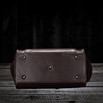 Coriumpera®️ Genuine Leather Luggage And Travel Bag Duffel Bag