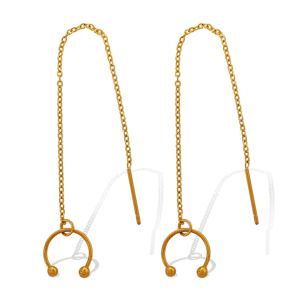 Tassel Earring 18k Gold Plated
