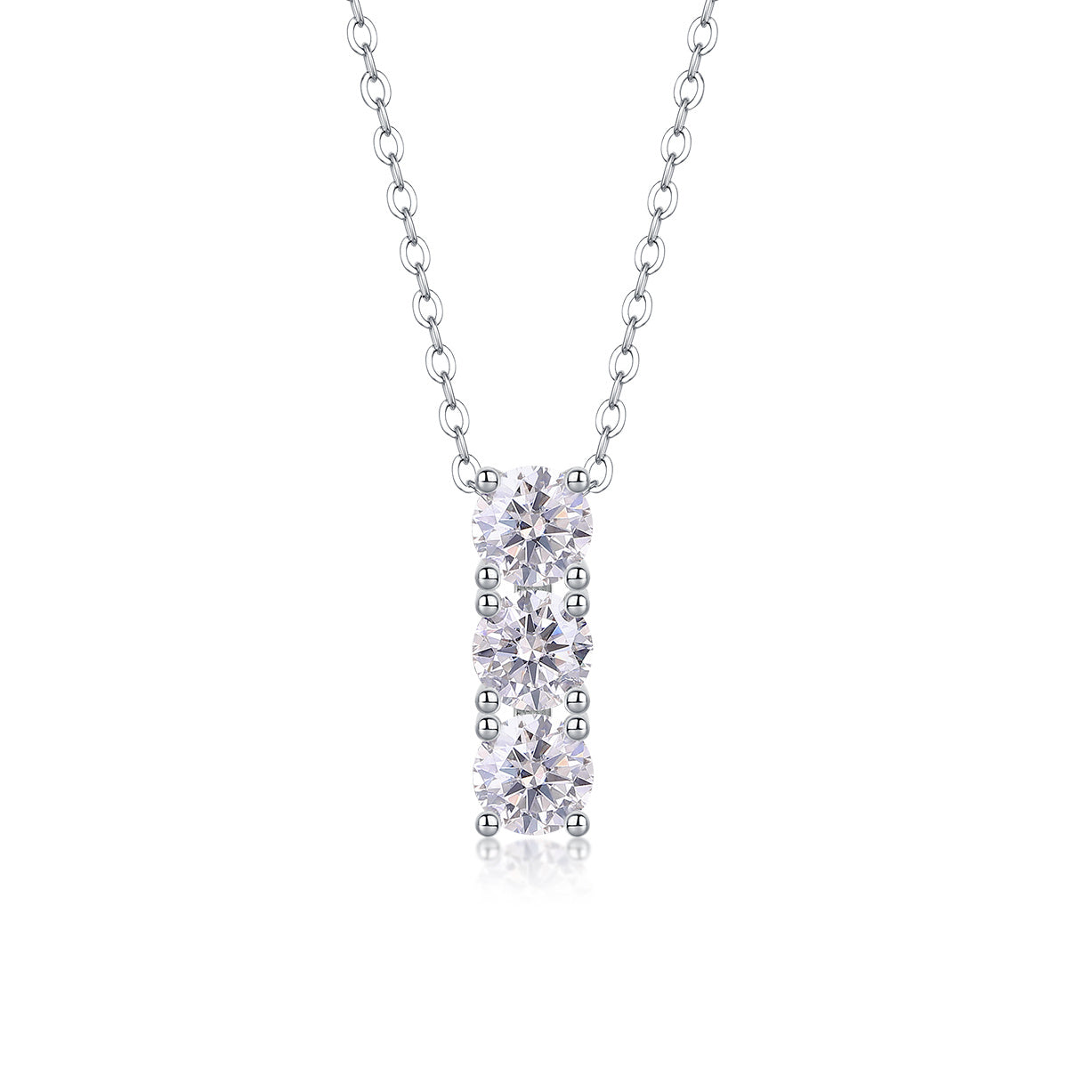 Luna Moissanite Pendant Duo