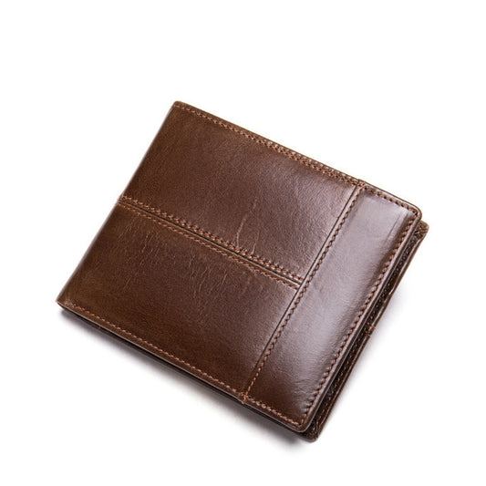 Coriumpera®️ RFID Anti-Theft Men's Multipurpose Genuine leather Wallet