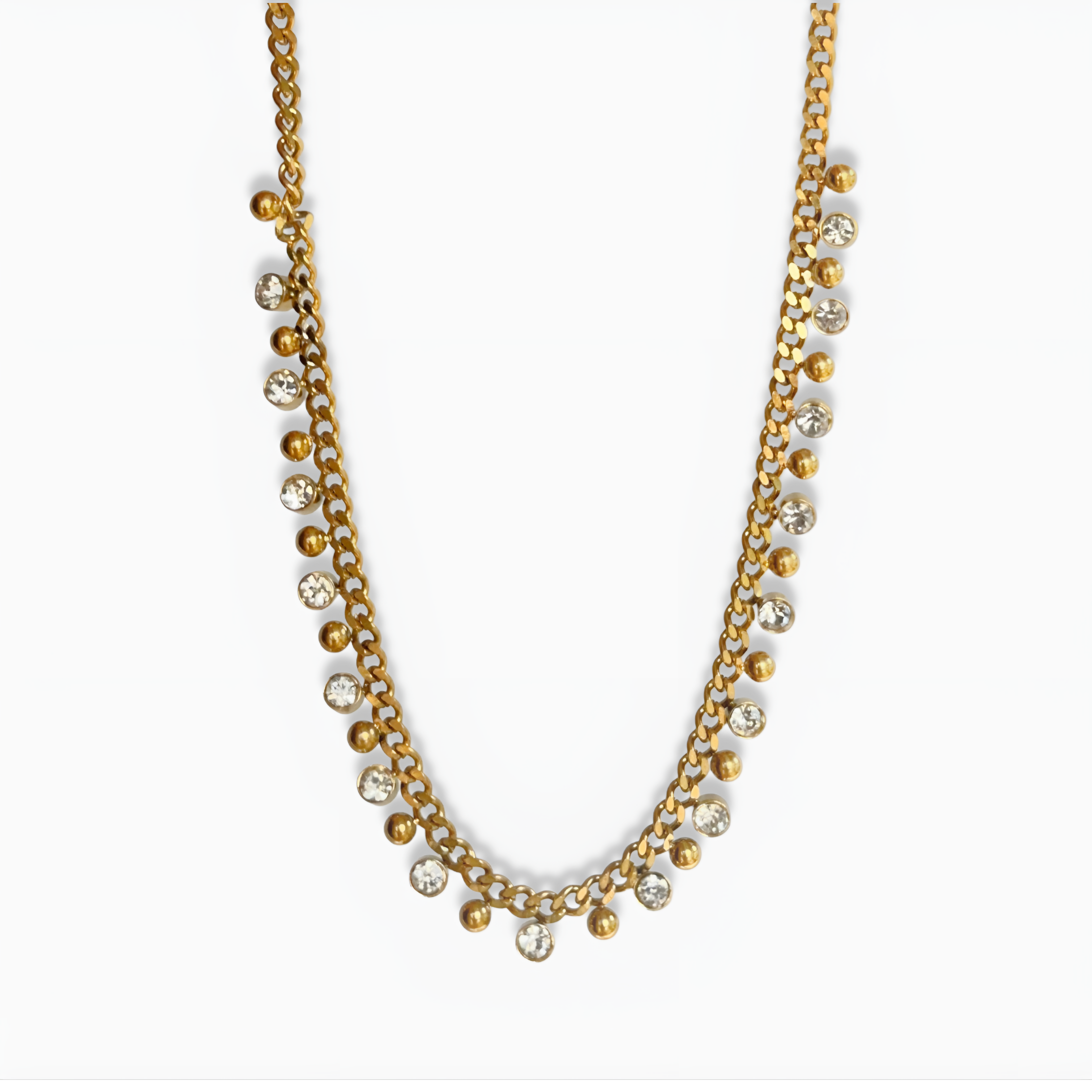 Stella Tassel Necklace 18k Gold Plated