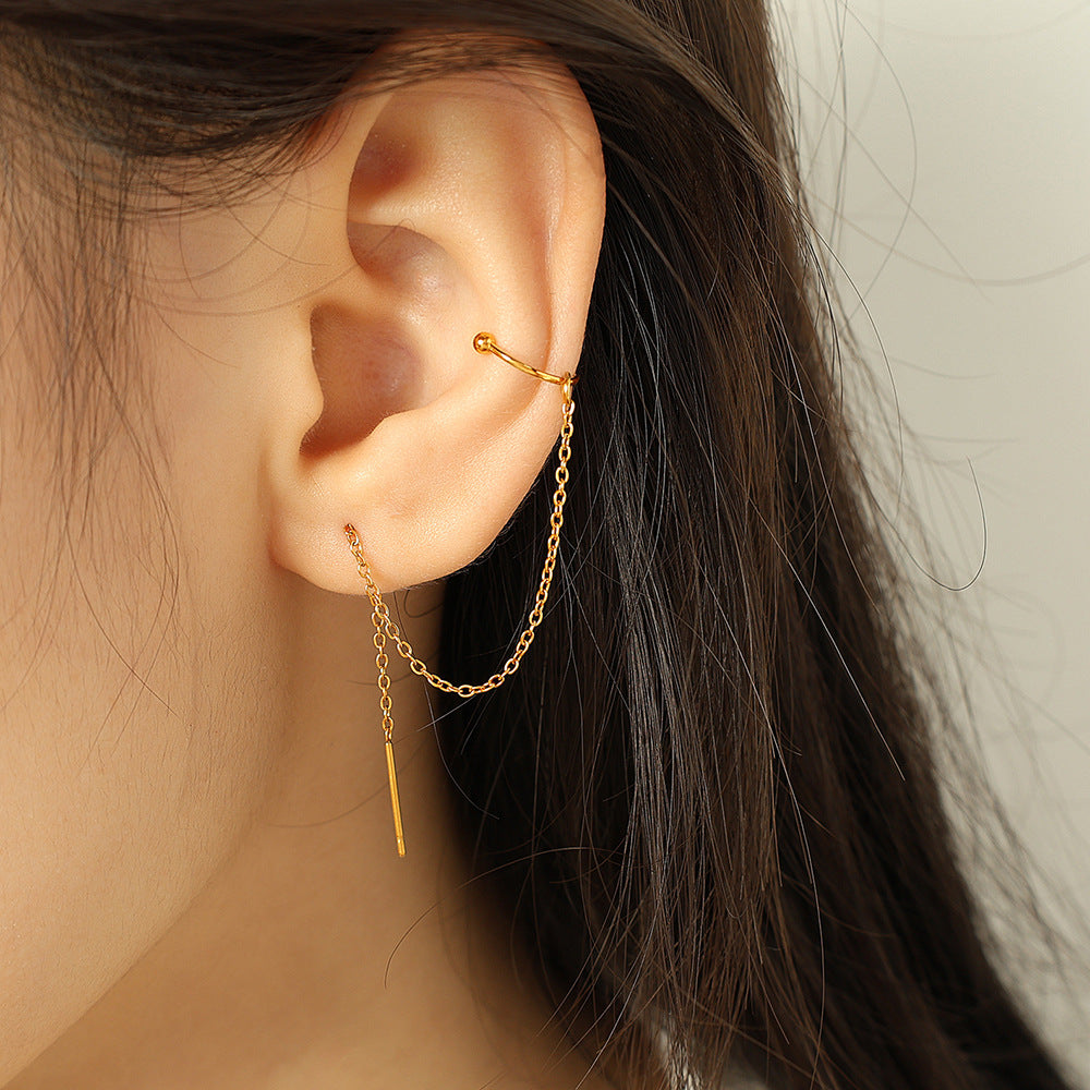 Tassel Earring 18k Gold Plated
