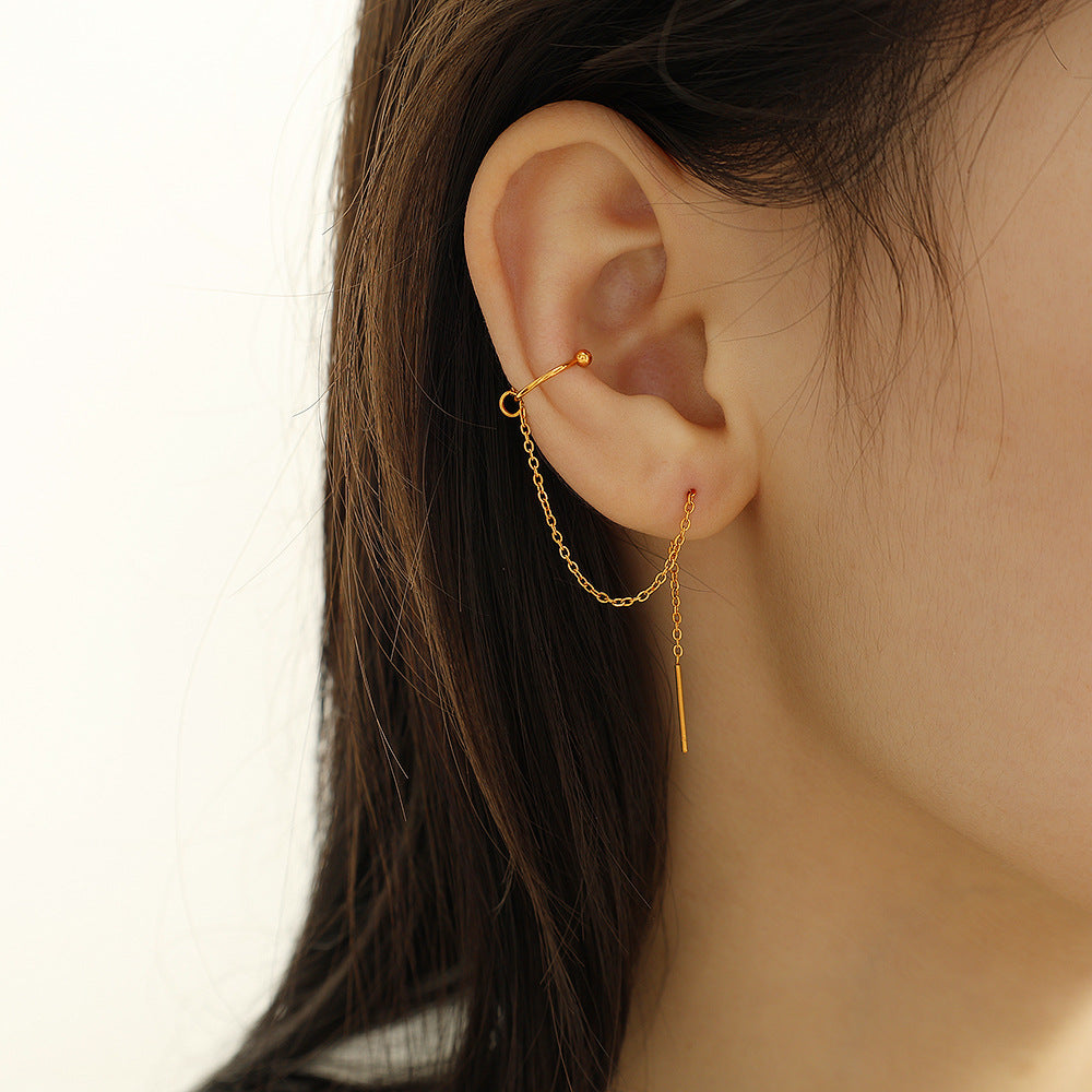 Tassel Earring 18k Gold Plated